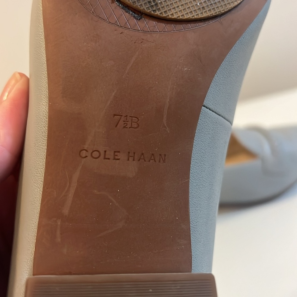 Cole Haan Light Gray Loafers - Picture 7 of 7